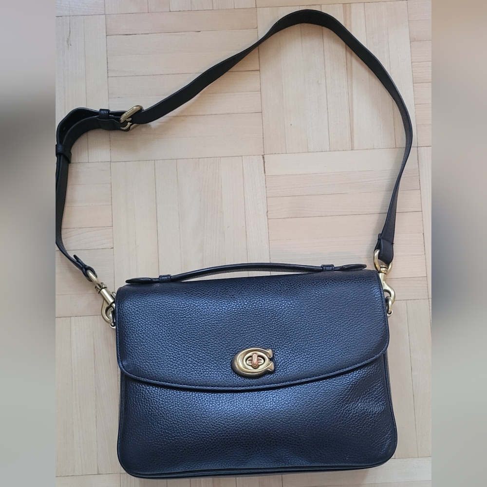 Coach Cassie handbag black leather